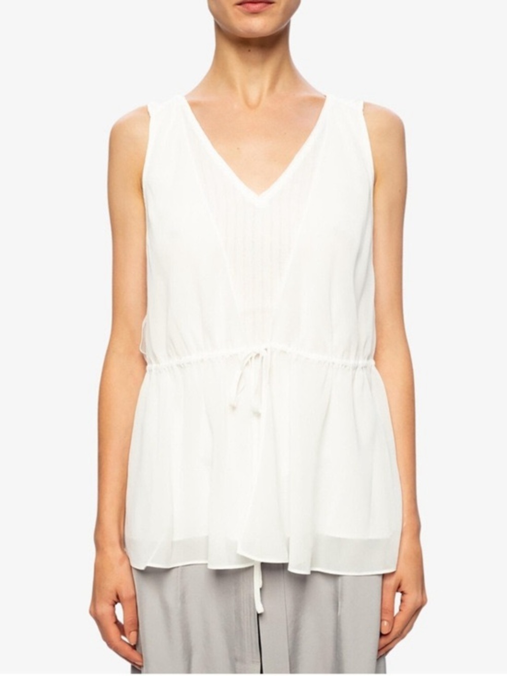 AllSaints Celeste blouse size 2 drawstring sleeveless